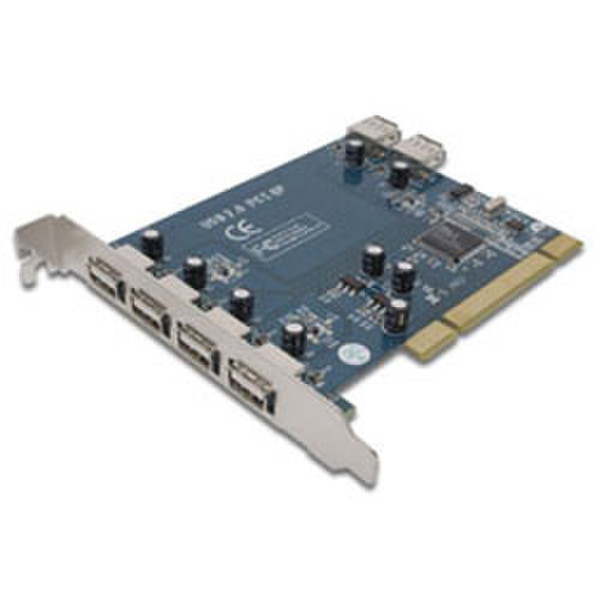 Ultra 6-Port USB 2.0 PCI Adapter Schnittstellenkarte/Adapter