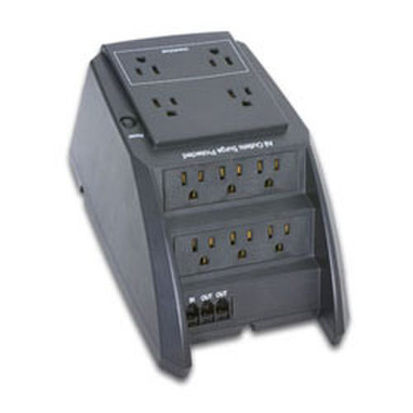 Ultra 10-Outlet Surge and Spike Protector 10AC outlet(s) Black surge protector