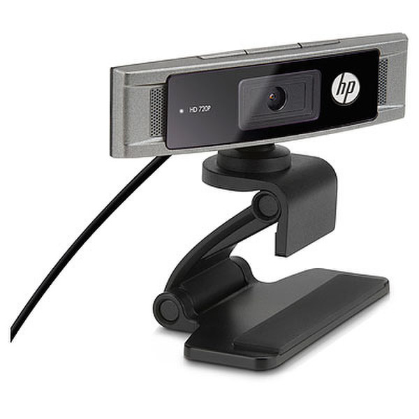 HP HD 3310 1280 x 720пикселей USB 2.0 Черный вебкамера