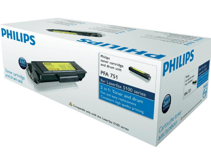 Philips PFA751 2000страниц Черный тонер и картридж для лазерного принтера