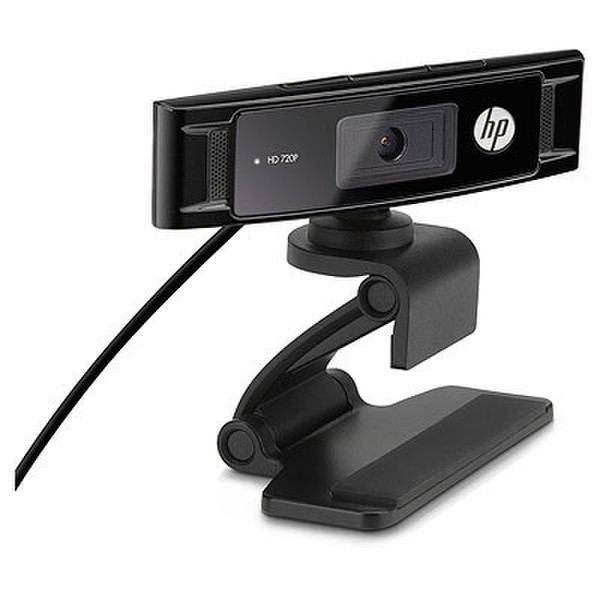 HP HD 3300 1280 x 720пикселей USB 2.0 Черный вебкамера