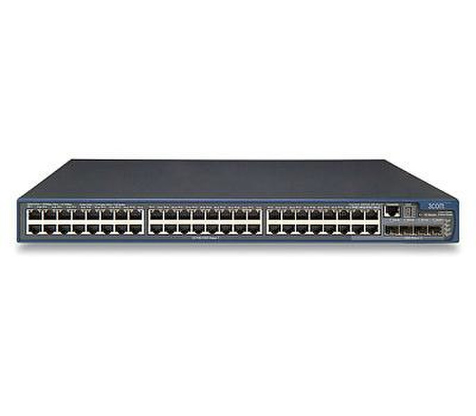 Hewlett Packard Enterprise 4800-48G Управляемый L3 Gigabit Ethernet (10/100/1000) 1U Черный