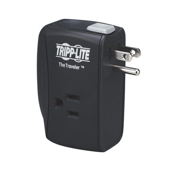 Tripp Lite TRAVELER 2AC outlet(s) 120V Schwarz Spannungsschutz