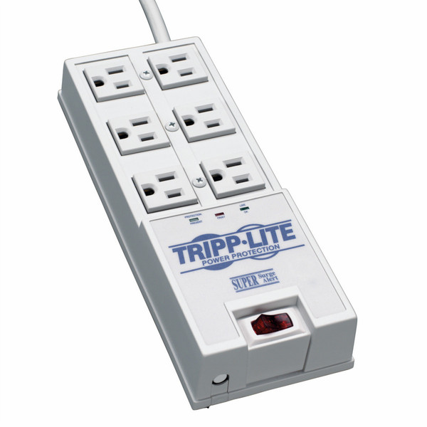 Tripp Lite TR-6 6AC outlet(s) 120V 1.8m Grau Spannungsschutz