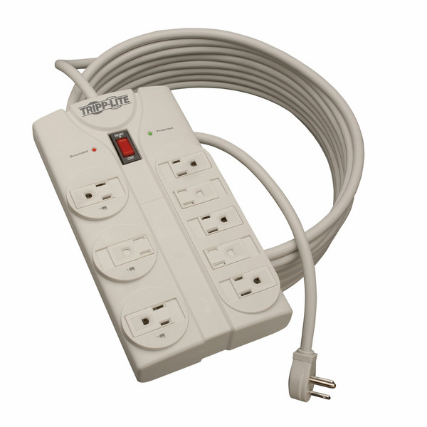 Tripp Lite Protect It! 8-Outlet Surge Protector, 25-ft. Cord, 1440 Joules