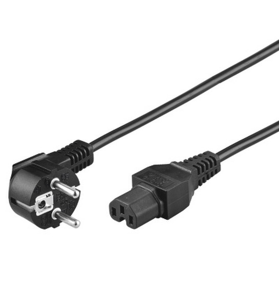 PremiumCord KPSPS2 2м CEE7/7 Schuko Разъем C15 Черный кабель питания