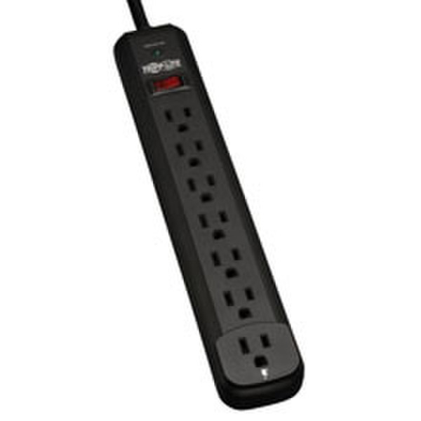 Tripp Lite Protect It! 7-Outlet Surge Protector, 12-ft. Cord, 1080 Joules, Black Housing