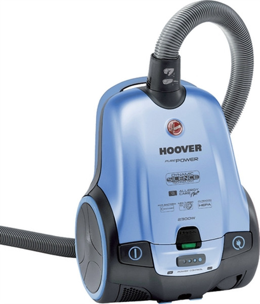 Hoover Purepower TPP 2321 Cylinder vacuum 3.5L 2300W Black,Blue