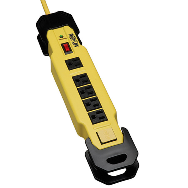 Tripp Lite TLM615SA Safety Surge Suppressor 6AC outlet(s) 120V 4.5m Yellow surge protector