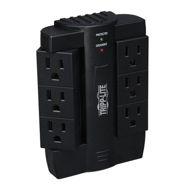 Tripp Lite Protect It! Surge Protector with 6 Rotatable Outlets, Direct-Plug In, 1500 Joules