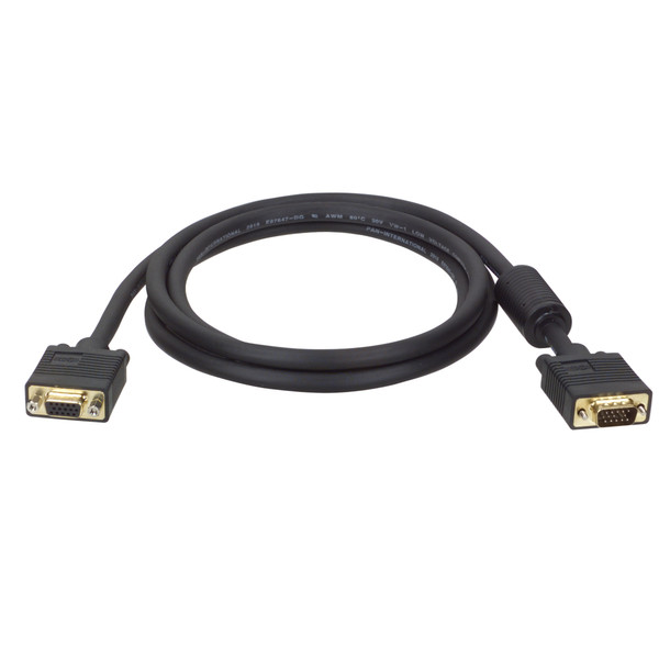 Tripp Lite VGA Coax Monitor Extension Cable, High Resolution Cable with RGB Coax (HD15 M/F), 50-ft.