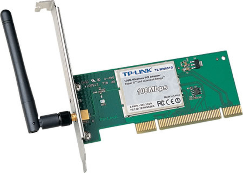 TP-LINK 108Mbps Wireless PCI Adapter 108Mbit/s Netzwerkkarte