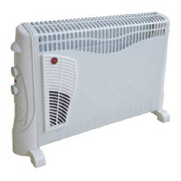 Zephir ZCV2002T Floor 2000W White Radiator/fan electric space heater