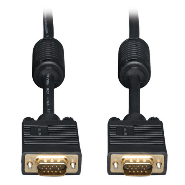 Tripp Lite VGA Coax Monitor Cable, High Resolution Cable with RGB Coax (HD15 M/M), 100-ft.