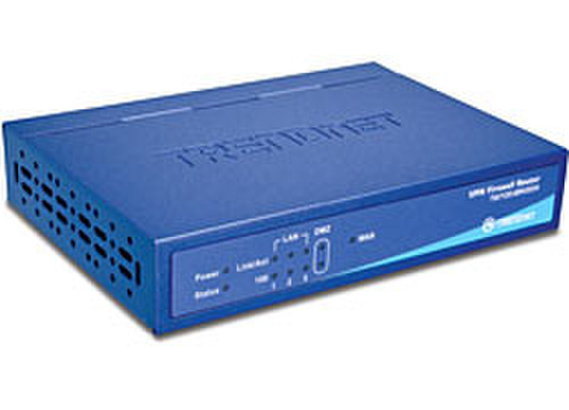 Trendnet TW100-BRV204 Подключение Ethernet ADSL Синий проводной маршрутизатор