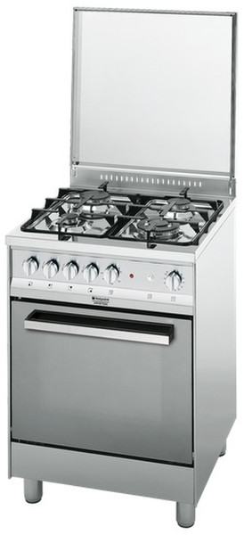 Hotpoint CP65SG1 /HA Freistehend Gas hob A Edelstahl Küchenherd