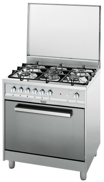 Hotpoint CP87SG1 /HA Отдельностоящий Gas hob Нержавеющая сталь