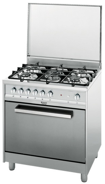 Hotpoint CP87SG1 /HA S Отдельностоящий Gas hob Нержавеющая сталь