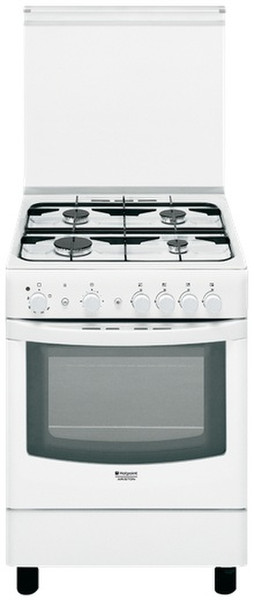 Hotpoint CG64SG1 (W) I /HA S Freistehend Gas hob Weiß