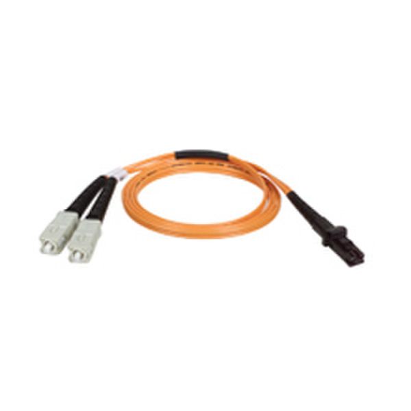 Tripp Lite Multimode Fiber Optics 6-ft. (2-m) Duplex MMF 62.5/125 Patch Cable, MTRJ/SC 2m Orange fiber optic cable