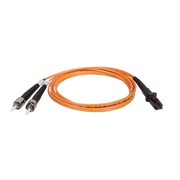 Tripp Lite Duplex Multimode 62.5/125 Fiber Patch Cable (MTRJ/ST), 5M