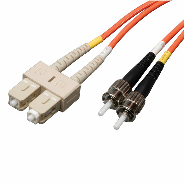 Tripp Lite Duplex Multimode 62.5/125 Fiber Patch Cable (SC/ST), 1M (3-ft.)
