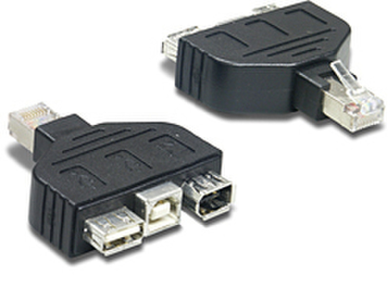 Trendnet USB & FireWire adapter for TC-NT2 Черный кабельный разъем/переходник