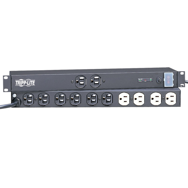 Tripp Lite ISOBAR12ULTRA Isobar Surge Suppressor 12розетка(и) 120В 4.6м Черный сетевой фильтр