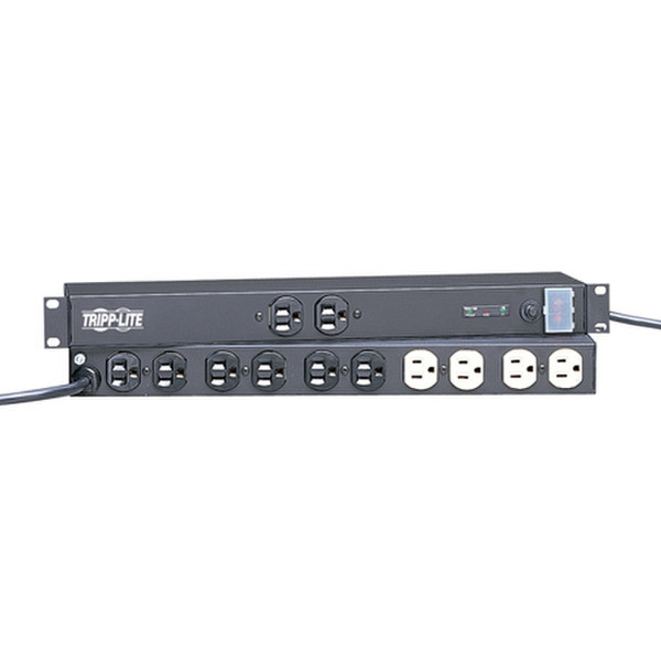 Tripp Lite IBAR12/20ULTRA Isobar Surge Suppressor 12AC outlet(s) 120V 4.6m Black surge protector