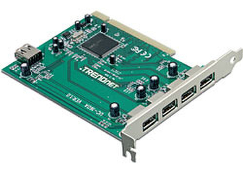 Trendnet 5-Port USB PCI Adapter interface cards/adapter