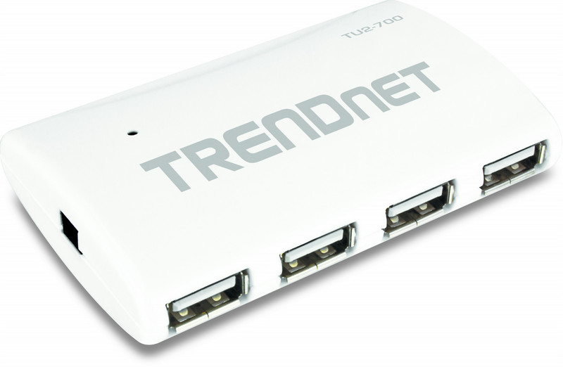 Trendnet TU2-700 480Мбит/с Синий хаб-разветвитель