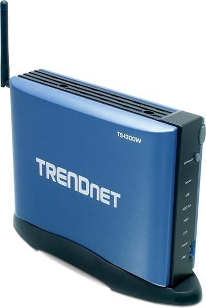 Trendnet Wireless 1-Bay IDE Network Storage Enclosure Blue