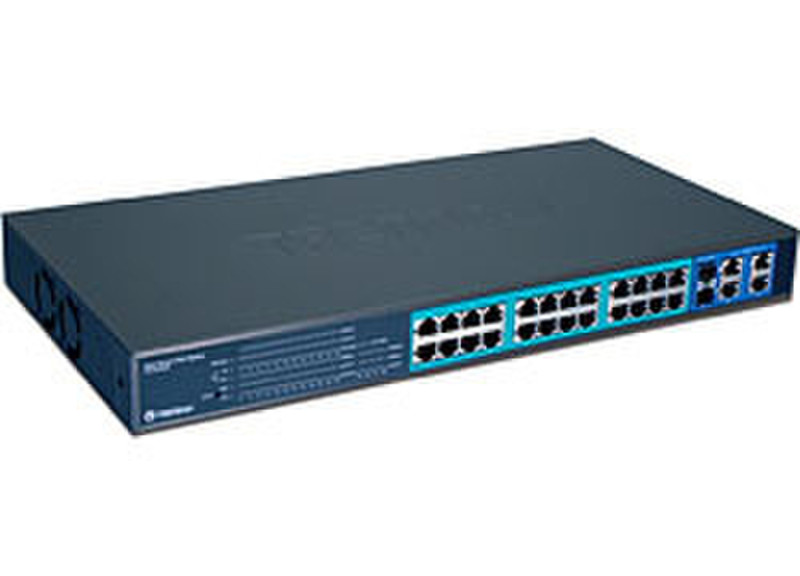 Trendnet TPE-224WS, 28-Port Gigabit Web Smart PoE Switch ungemanaged Energie Über Ethernet (PoE) Unterstützung