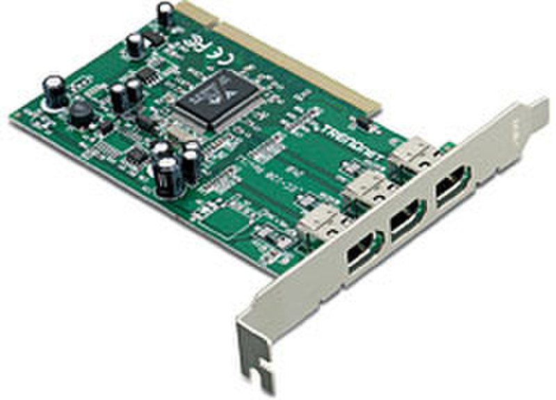 Trendnet 3-Port FireWire PCI Adapter interface cards/adapter