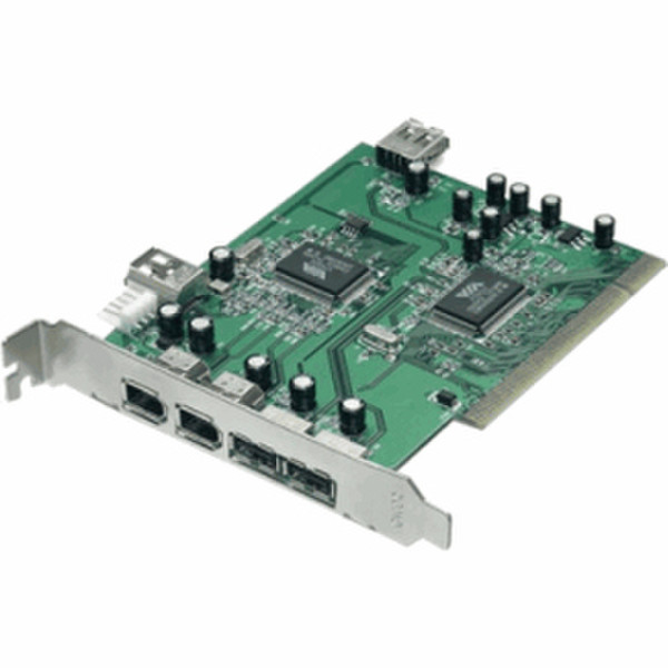 Trendnet 6-Port USB/FireWire Combination PCI Adapter интерфейсная карта/адаптер