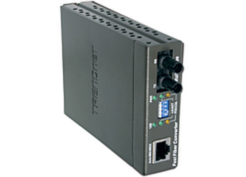 Trendnet TFC-210MST 100Mbit/s 1310nm Multi-Modus Grau Netzwerk Medienkonverter