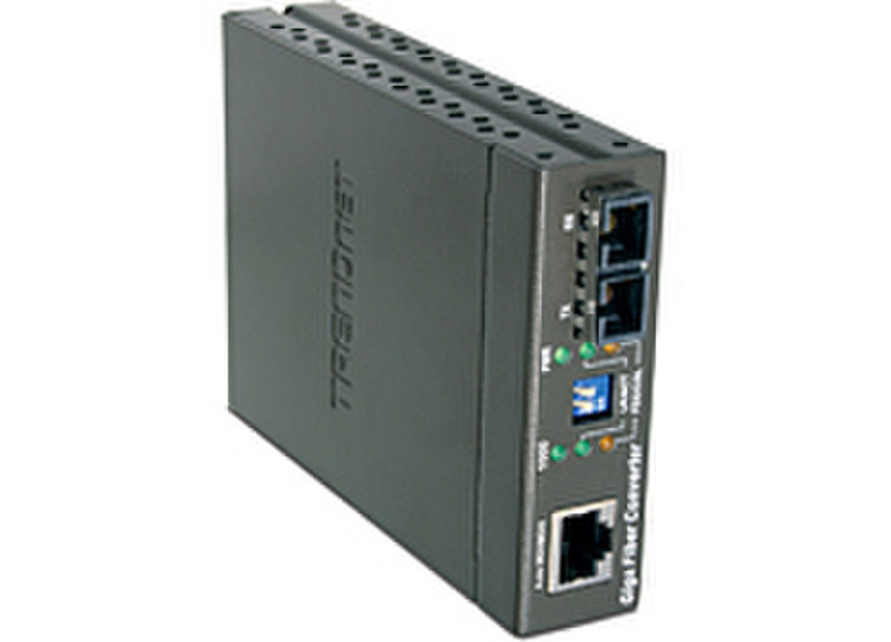 Trendnet TFC-2000MSC 1000Мбит/с 850нм Multi-mode Серый сетевой медиа конвертор