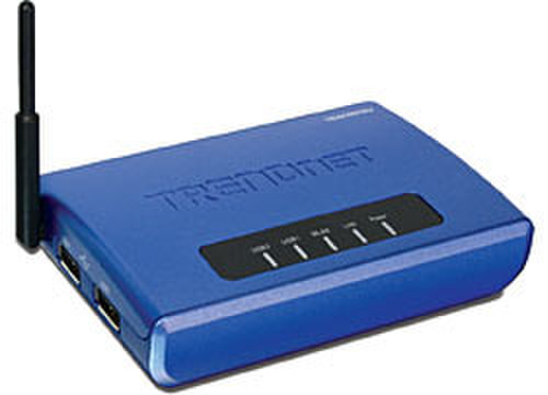 Trendnet Wireless 2-Port Multi-Function Print Server Беспроводная LAN сервер печати