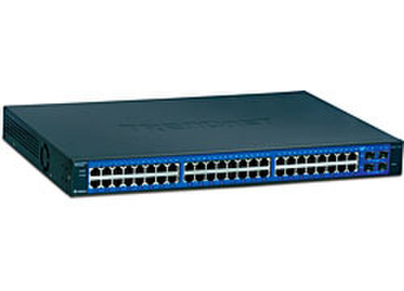 Trendnet TEG-448WS gemanaged L2 1U Grau Netzwerk-Switch