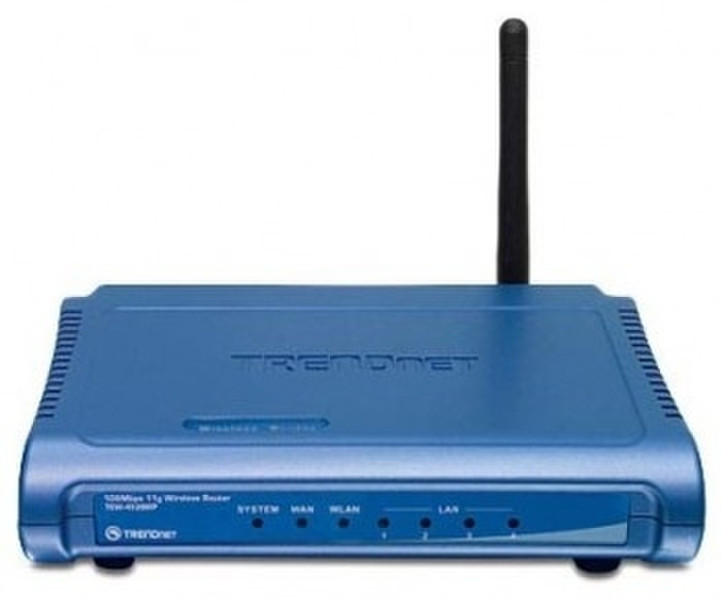 Trendnet TEW-452BRP Fast Ethernet Blue wireless router