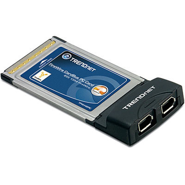 Trendnet 2-Port FireWire PC Card interface cards/adapter