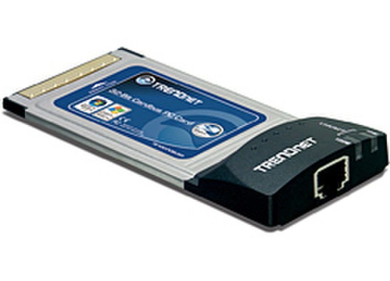 Trendnet 10/100Mbps PC Card 200Mbit/s networking card