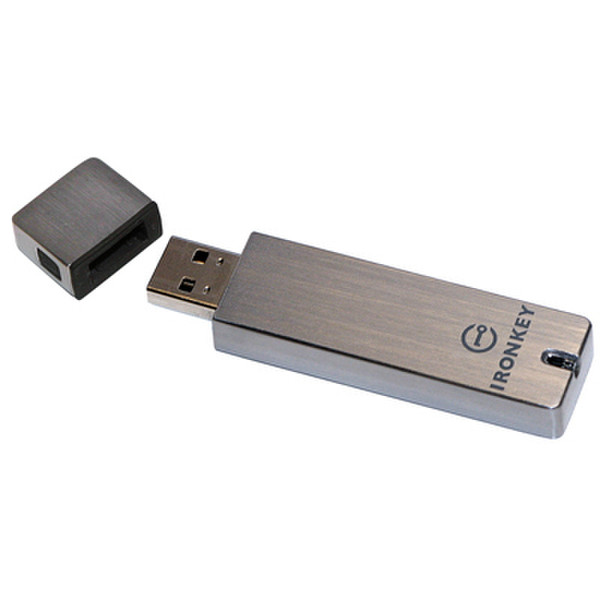 IronKey 4GB Secure 4ГБ USB 2.0 Cеребряный USB флеш накопитель