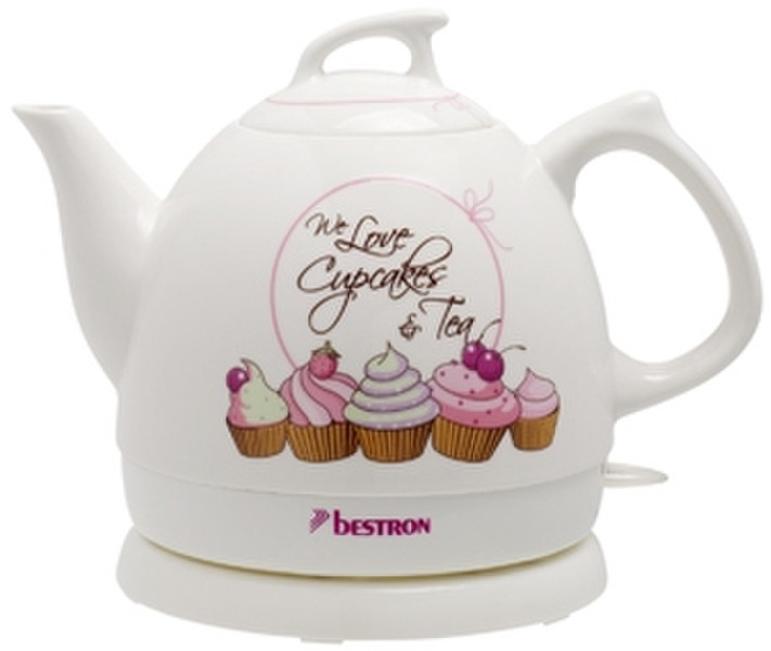 Bestron DTP800SD 0.8L White 1800W electrical kettle