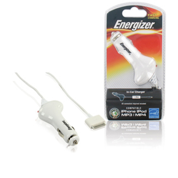 Energizer EZ-APCL01 Auto White mobile device charger