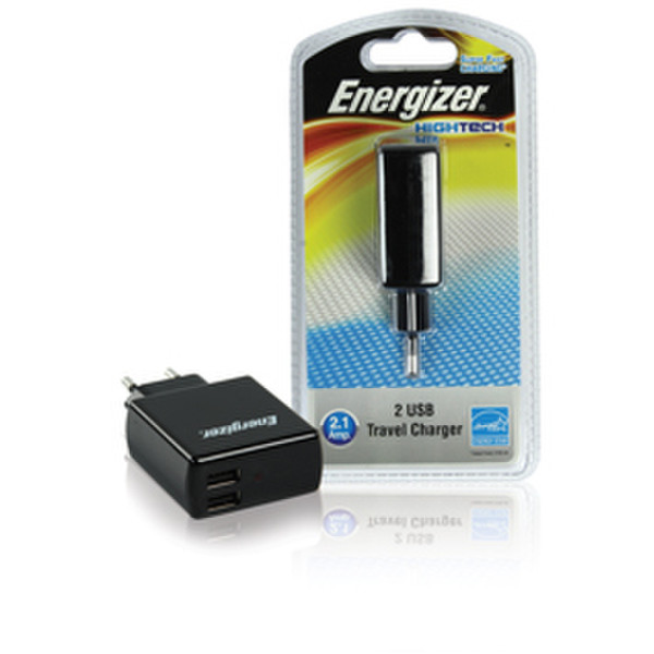 Energizer EZ-USBHT04 Indoor Black mobile device charger
