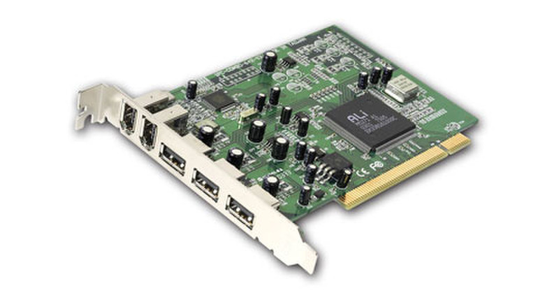 iogear Hi-Speed USB 2.0 / FireWire Combo PCI Card Schnittstellenkarte/Adapter