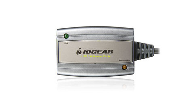 iogear GUE216 USB 2.0 Booster Extension Cable 5м Серый кабель USB