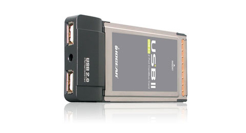 iogear Hi-Speed USB 2.0 CardBus Adapter USB 2.0 интерфейсная карта/адаптер