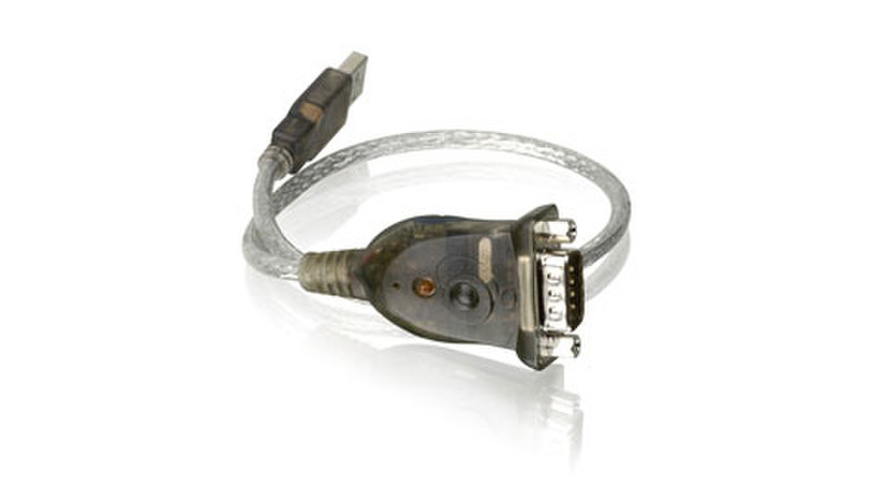 iogear USB to Serial RS-232 Adapter RS-232 USB Grau Kabelschnittstellen-/adapter